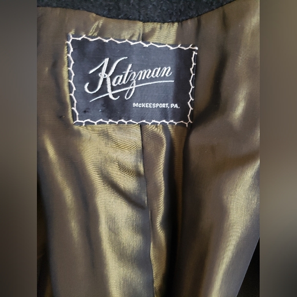 SALE 💣 1950 Katzman Big Button Coat - Picture 4 of 12